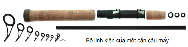 bộ linh kiện của cần câu cá